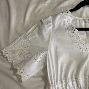 & Other Stories Midi Length White Dress, Never Worn